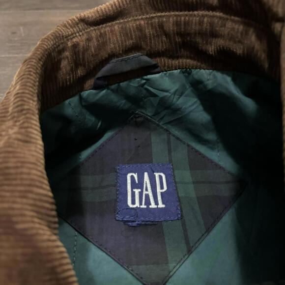 Vintage Gap Tartan Field Coat 00s XL - Picture 8 of 8